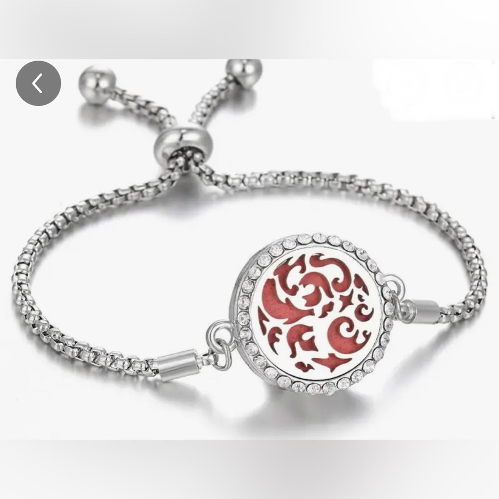 Bracelet Gorgeous Shaped Aromatherapy Diffuser Jewelry: Adjustable Chain